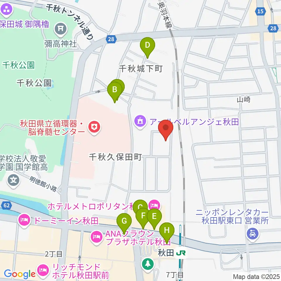 ファンミュージックシステムズ周辺のカフェ一覧地図