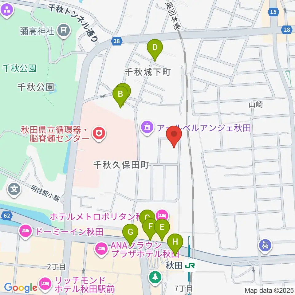 ファンミュージックシステムズ周辺のカフェ一覧地図