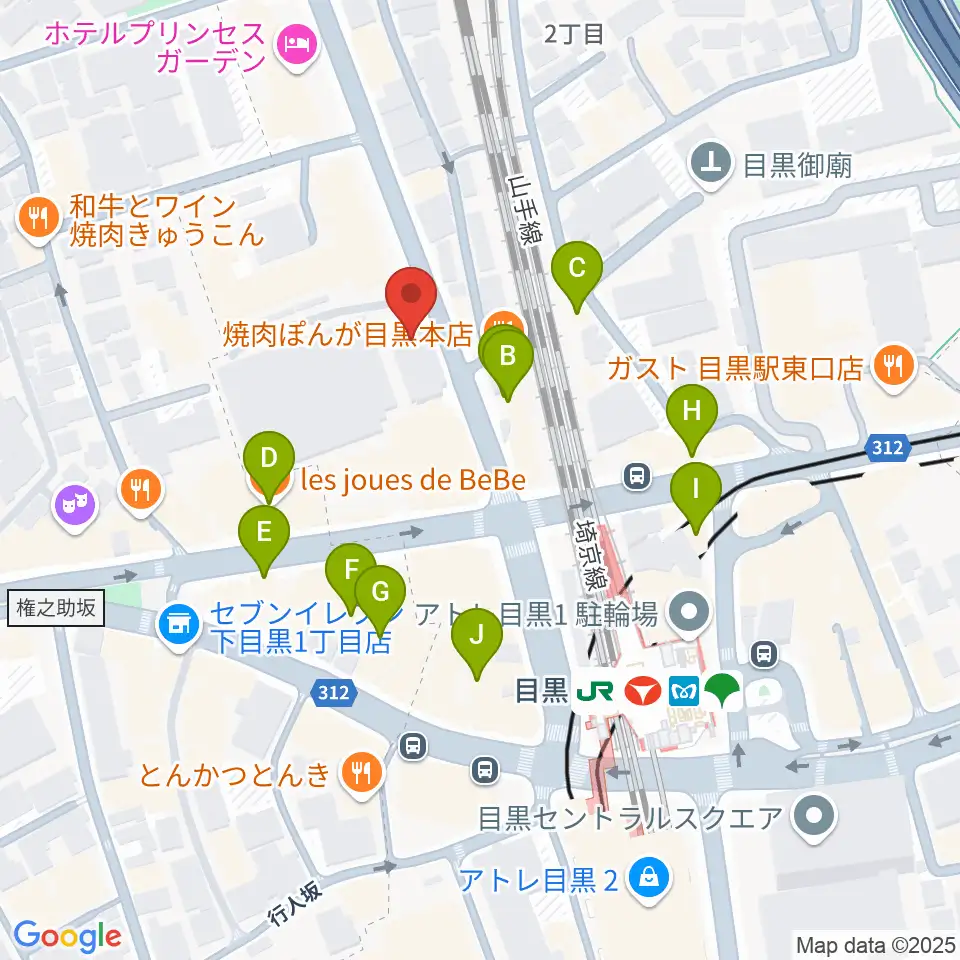 弦楽器専門店シレーナ周辺のカフェ一覧地図