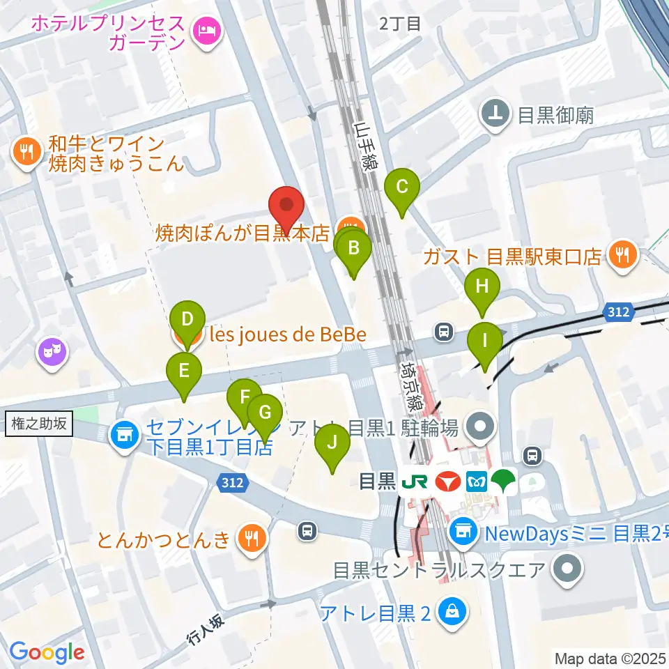 弦楽器専門店シレーナ周辺のカフェ一覧地図