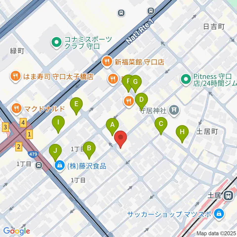 Studio Orque周辺のカフェ一覧地図