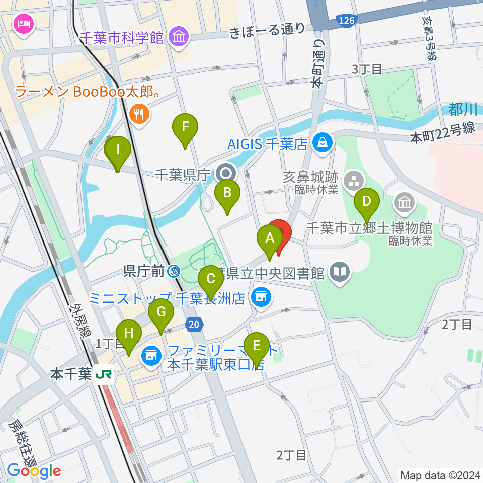 れすとらん邪夢周辺のカフェ一覧地図