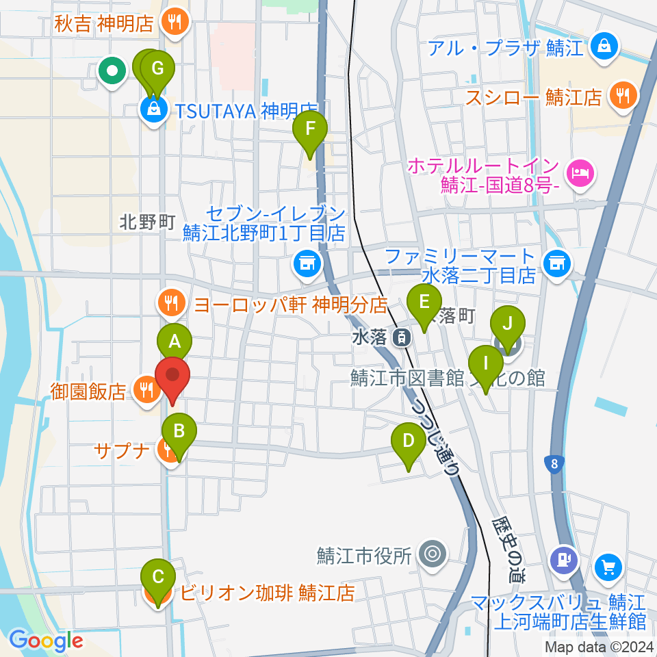 moduul モジュール周辺のカフェ一覧地図