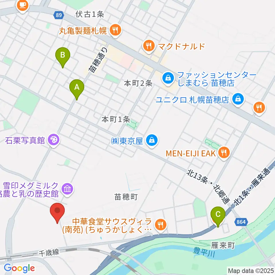 スタジオカディス周辺のカフェ一覧地図