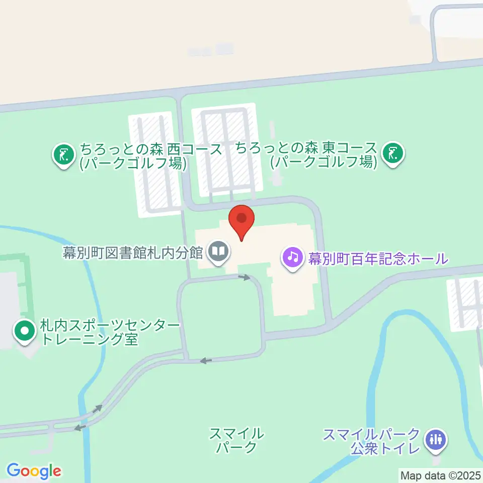 幕別町百年記念ホール周辺のカフェ一覧地図