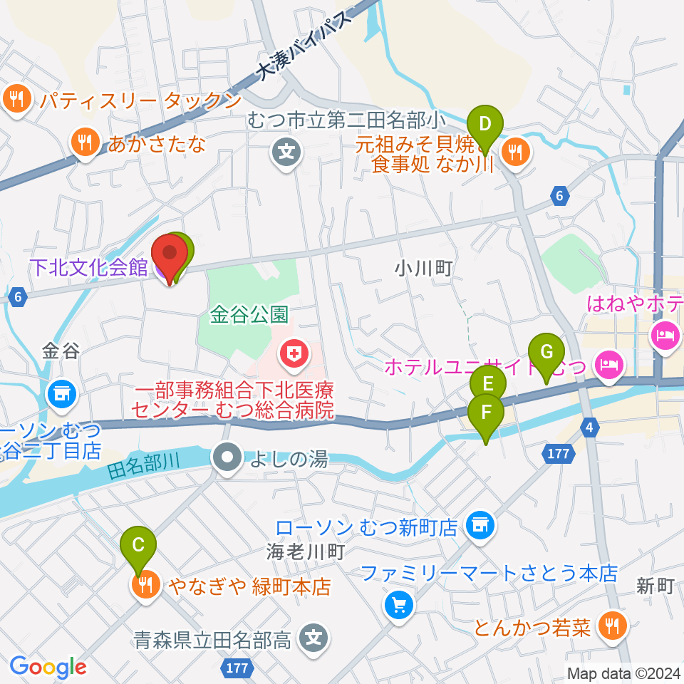 下北文化会館周辺のカフェ一覧地図