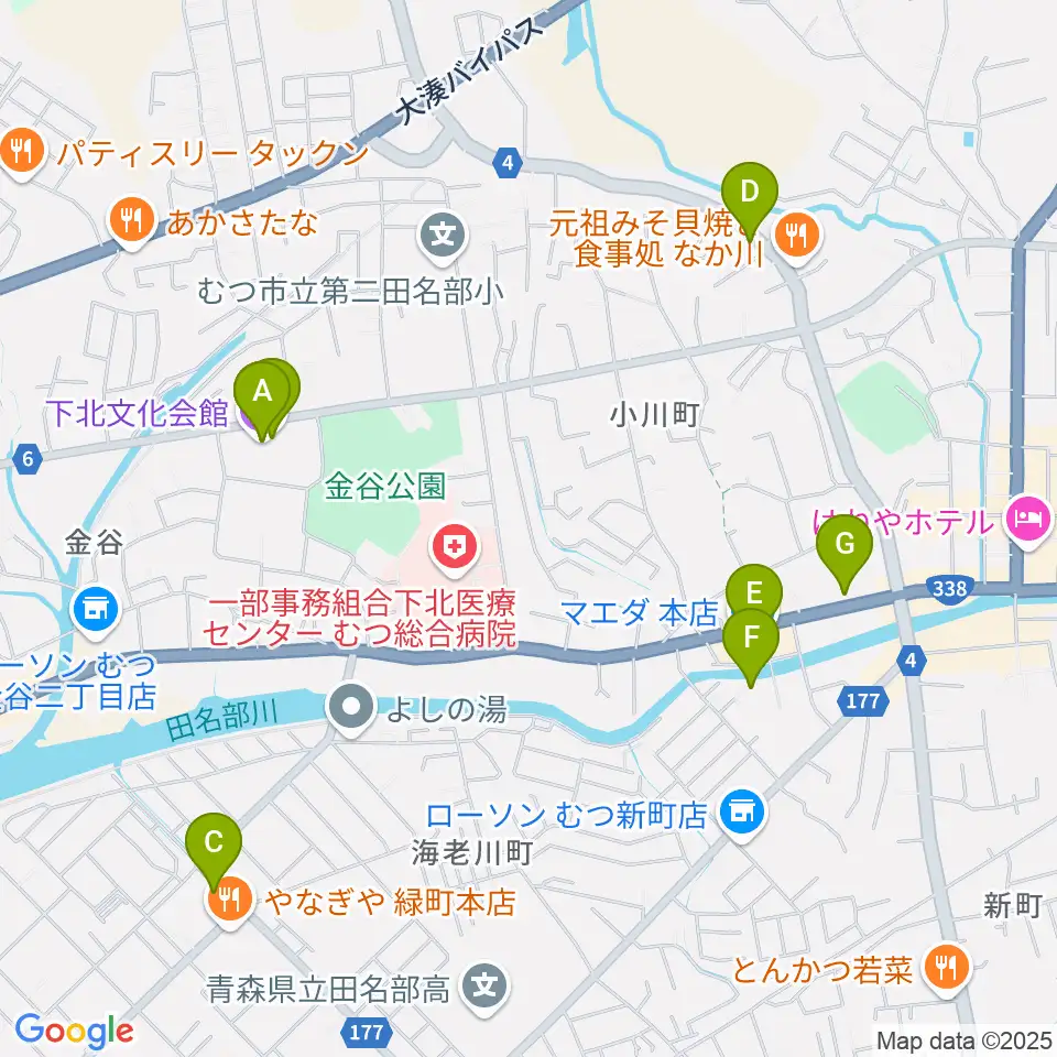 下北文化会館周辺のカフェ一覧地図