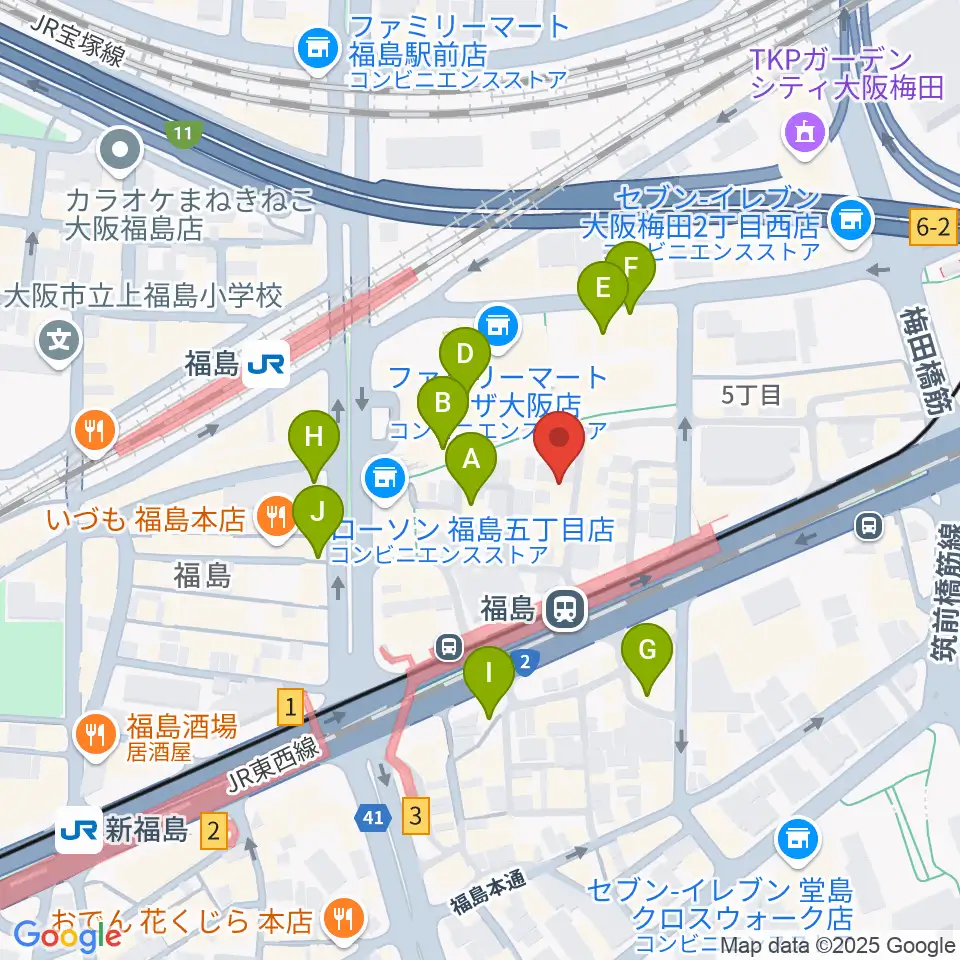 スタジオNECO周辺のカフェ一覧地図
