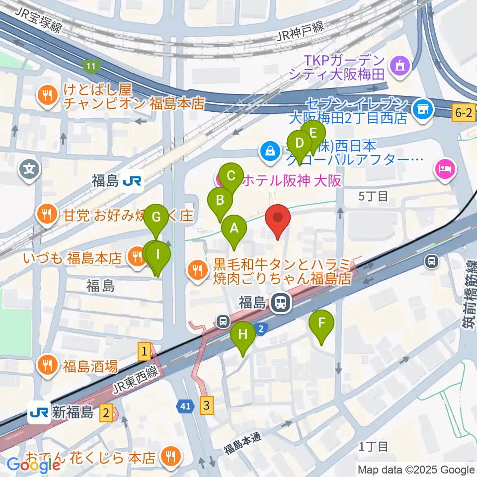 スタジオNECO周辺のカフェ一覧地図