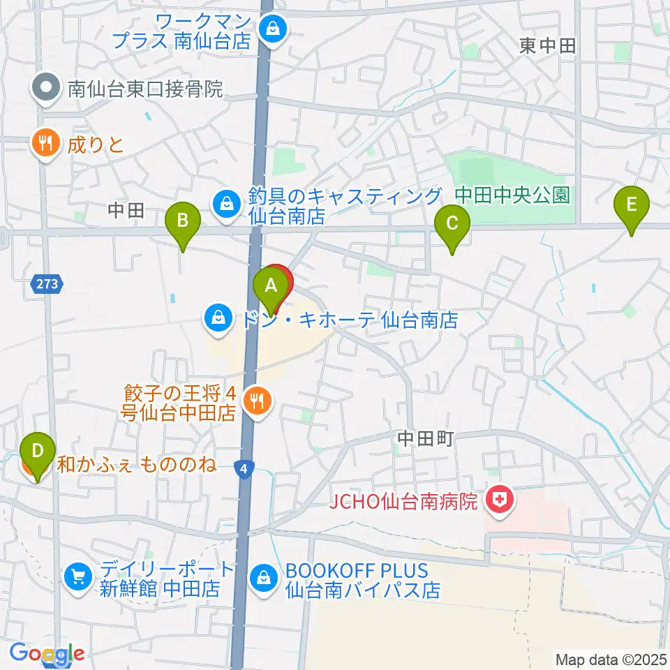 アズテックミュージアム周辺のカフェ一覧地図
