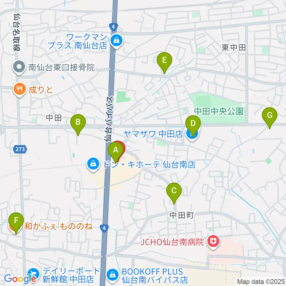 アズテックミュージアム周辺のカフェ一覧地図