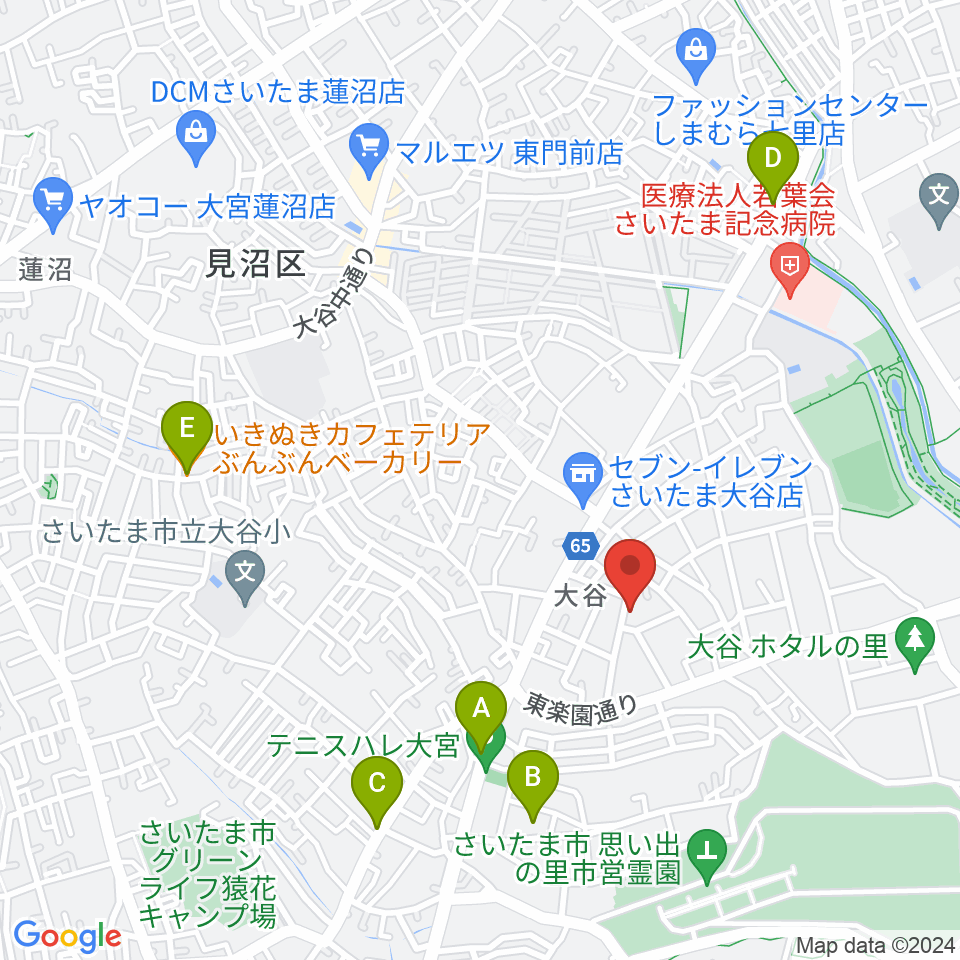 七里コミュニティセンター周辺のカフェ一覧地図