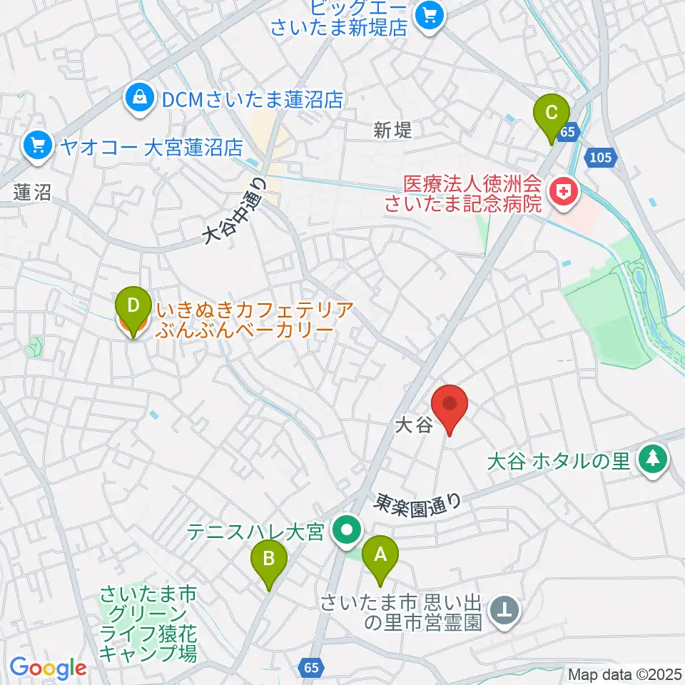 七里コミュニティセンター周辺のカフェ一覧地図