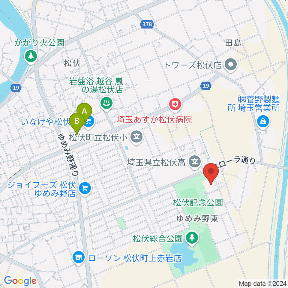 田園ホール・エローラ周辺のカフェ一覧地図