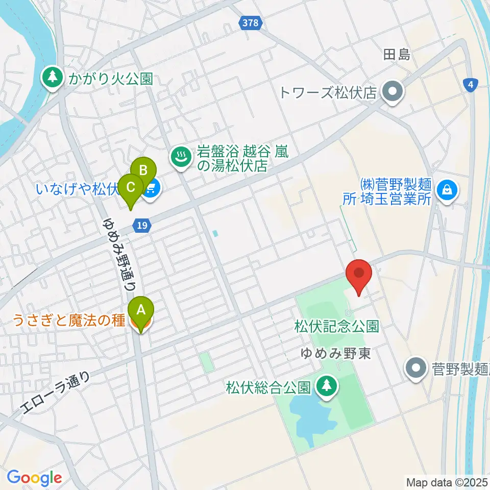 田園ホール・エローラ周辺のカフェ一覧地図