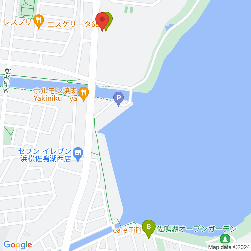 エスケリータ68周辺のカフェ一覧地図