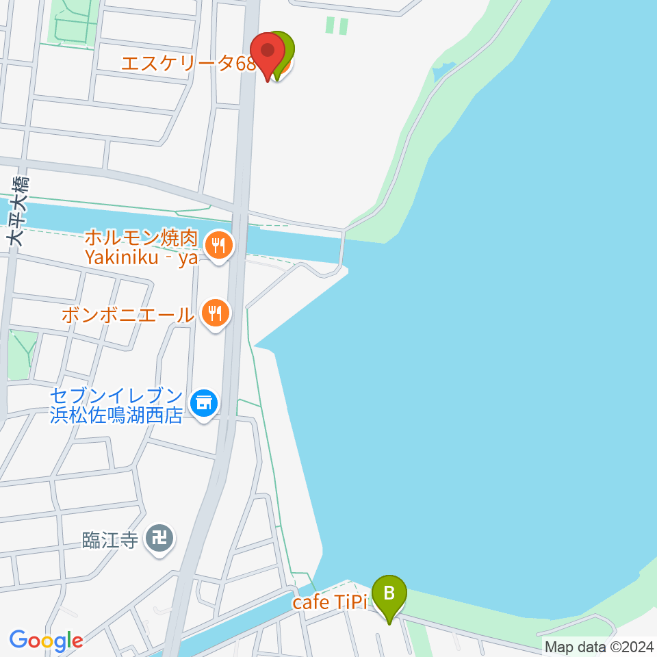 エスケリータ68周辺のカフェ一覧地図