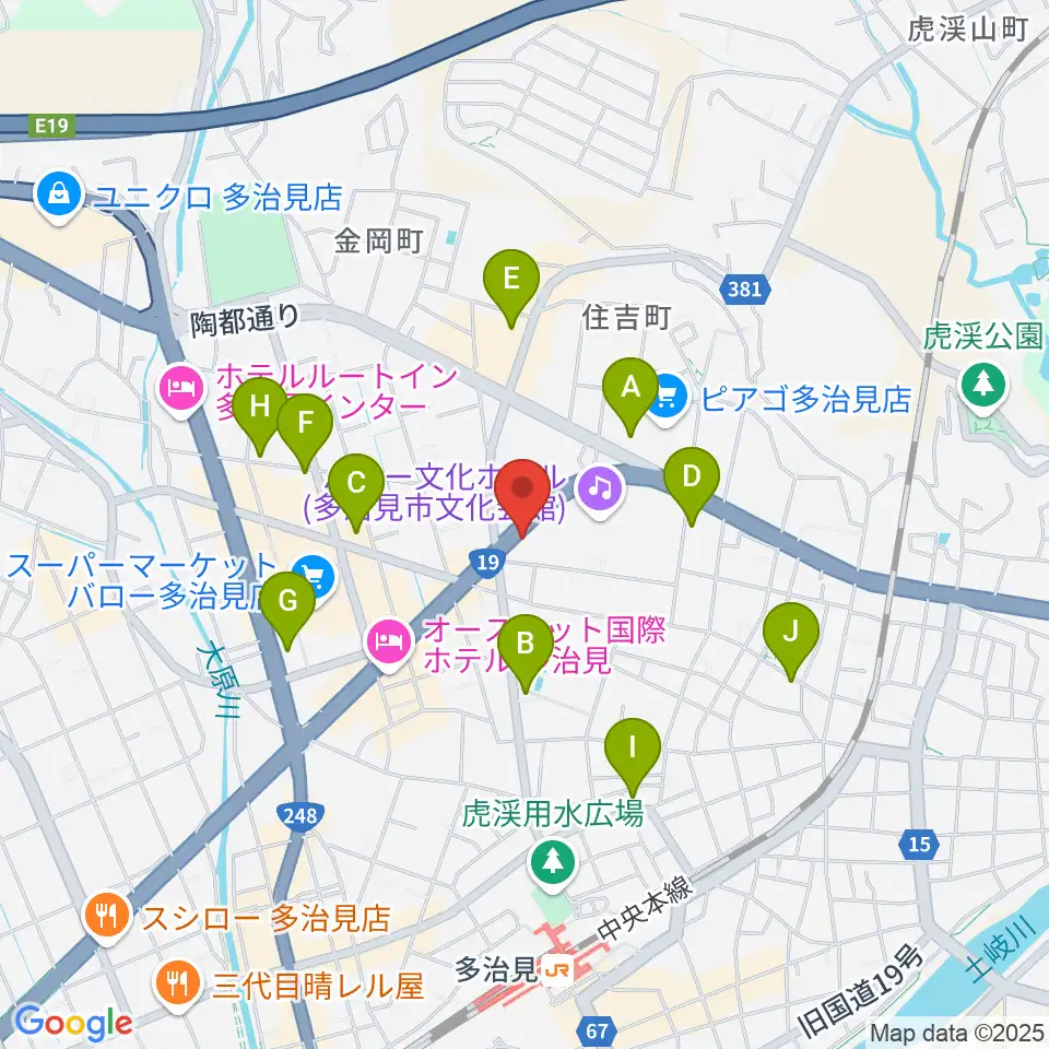 サウンドスタジオエリシアン周辺のカフェ一覧地図