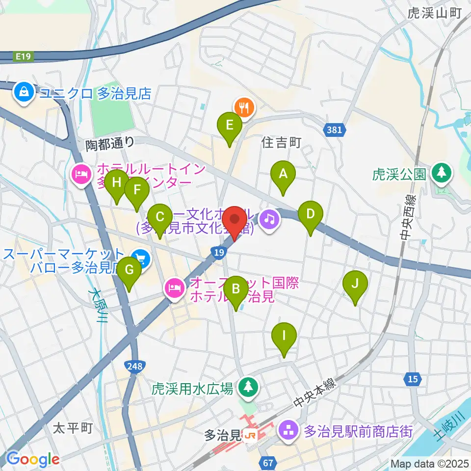 サウンドスタジオエリシアン周辺のカフェ一覧地図