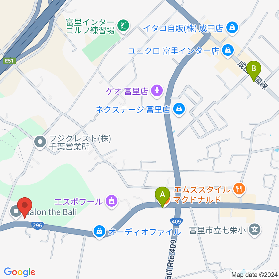 野平工房周辺のカフェ一覧地図