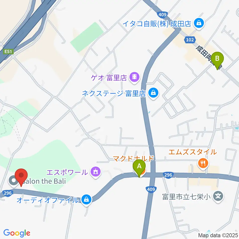 野平工房周辺のカフェ一覧地図