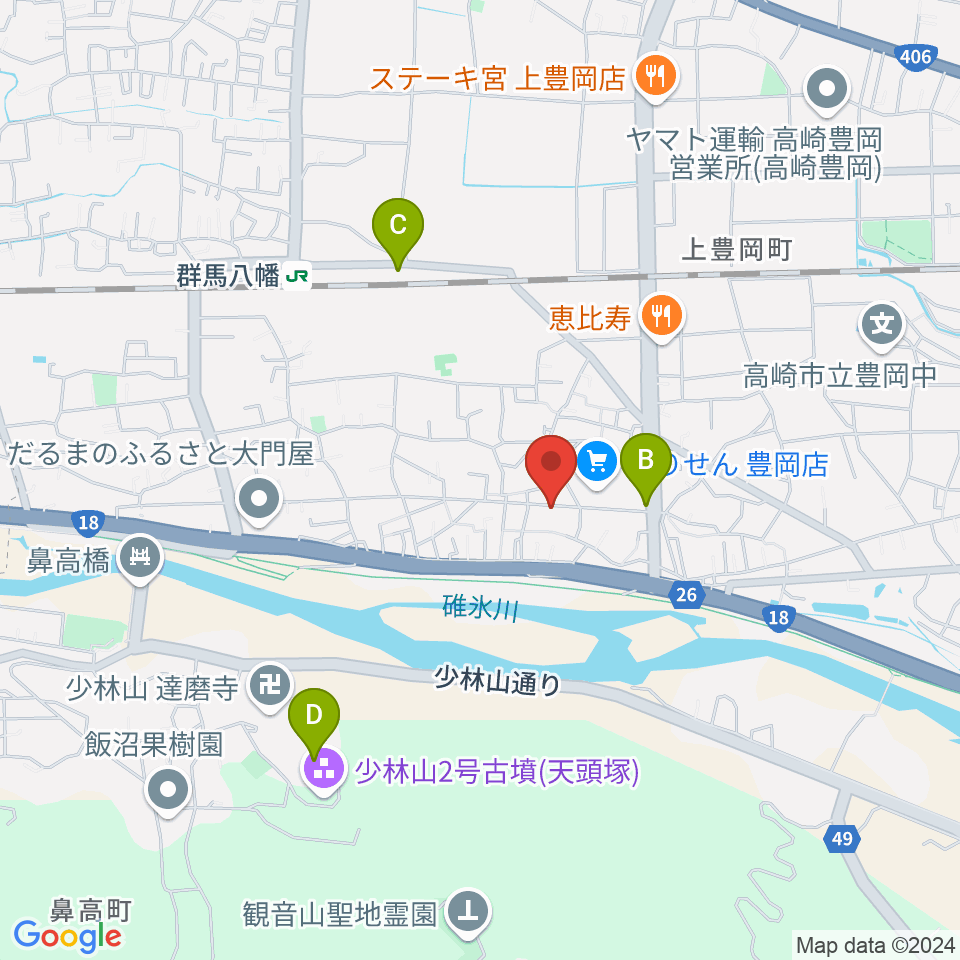 ジャズ喫茶ケイノート周辺のカフェ一覧地図