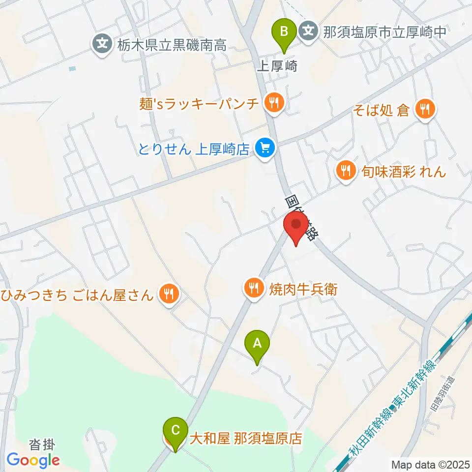 大正堂くろいそみるひぃホール周辺のカフェ一覧地図