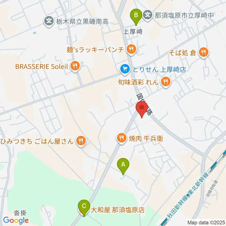 大正堂くろいそみるひぃホール周辺のカフェ一覧地図
