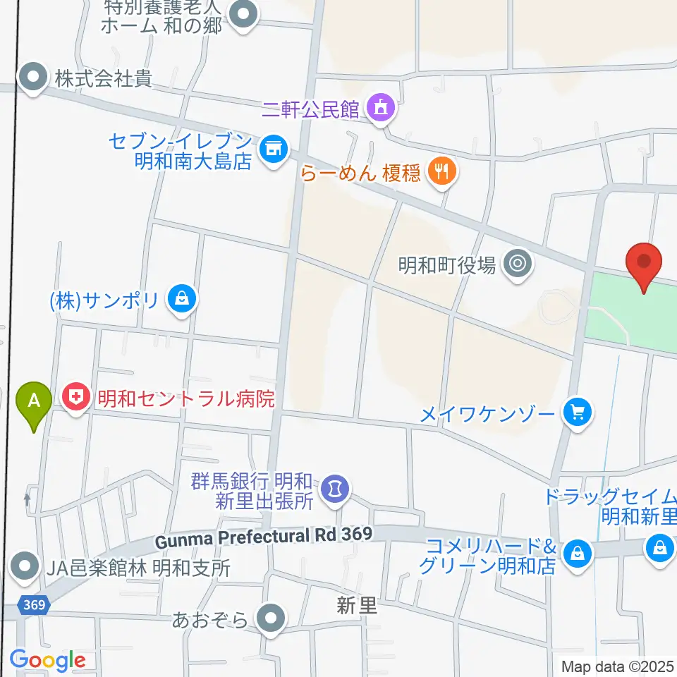 日本キャンパックホール周辺のカフェ一覧地図