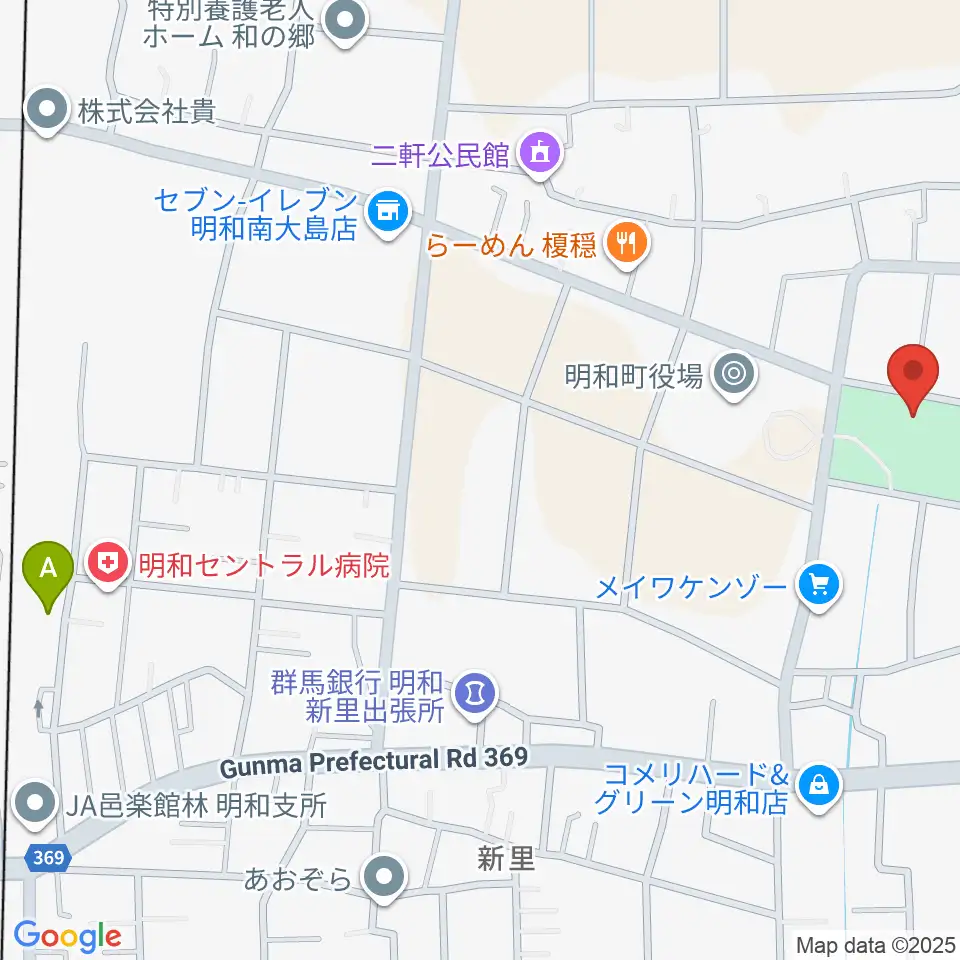 日本キャンパックホール周辺のカフェ一覧地図