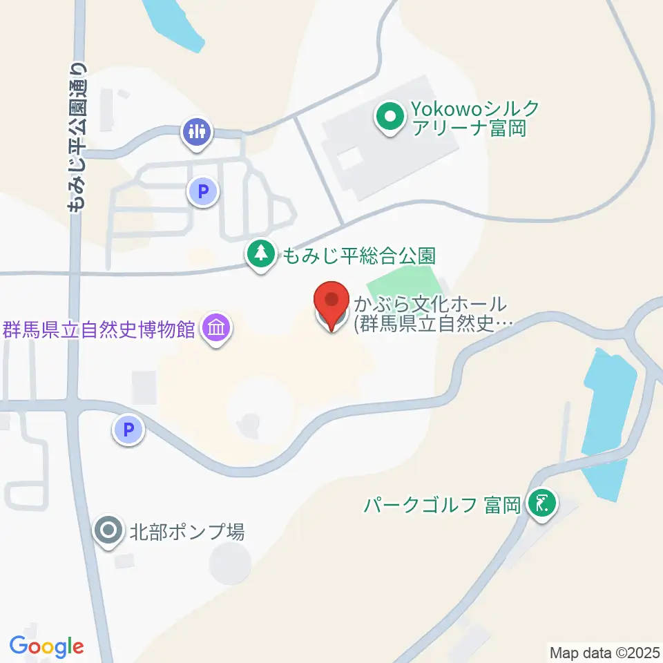 富岡市かぶら文化ホール周辺のカフェ一覧地図