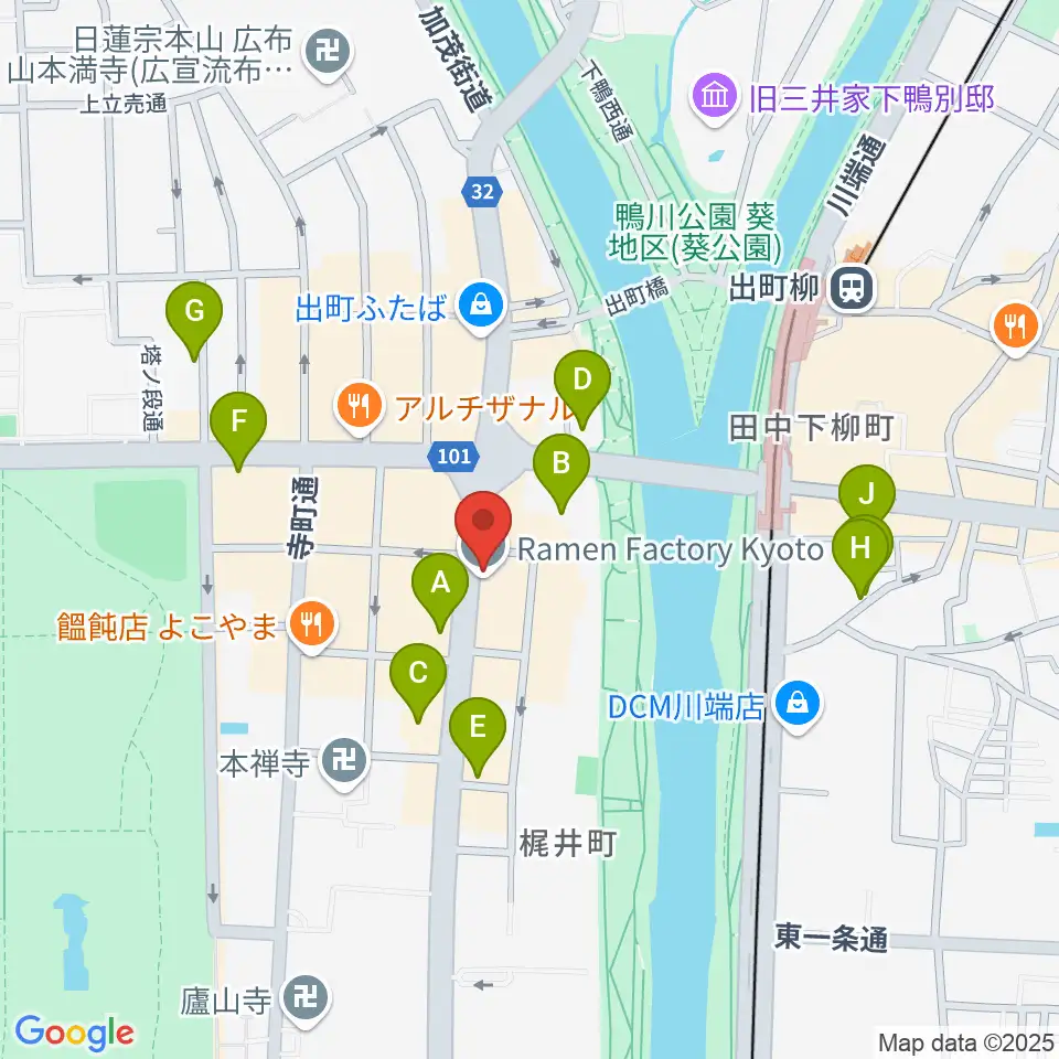 ソクラテス＆スー周辺のホテル一覧地図