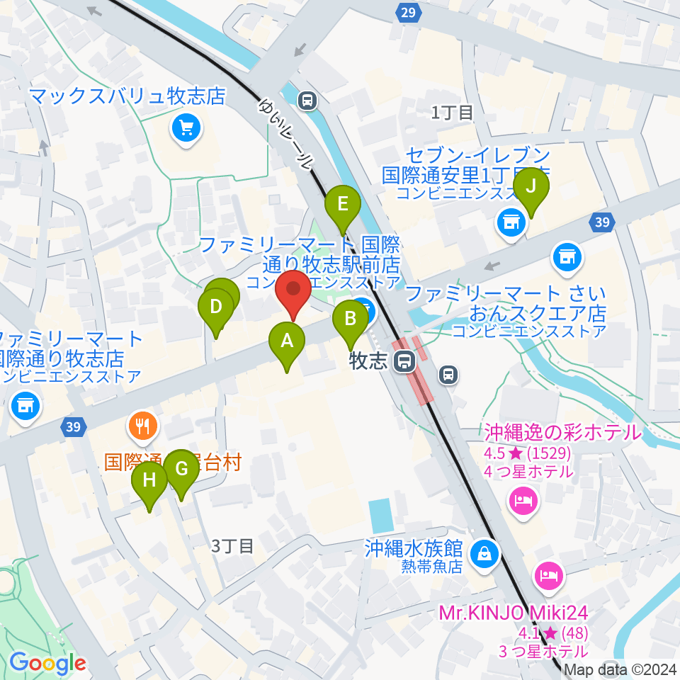 カムズハウス周辺のホテル一覧地図