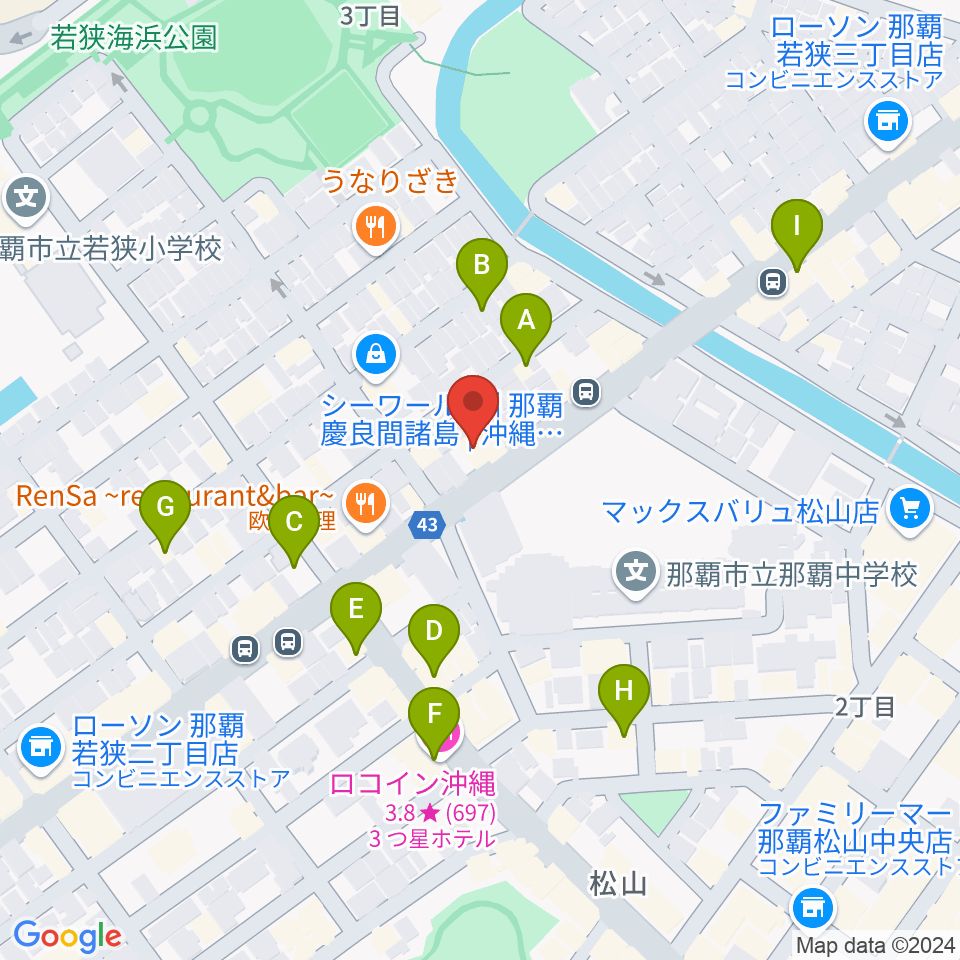 ライブイン寓話周辺のホテル一覧地図