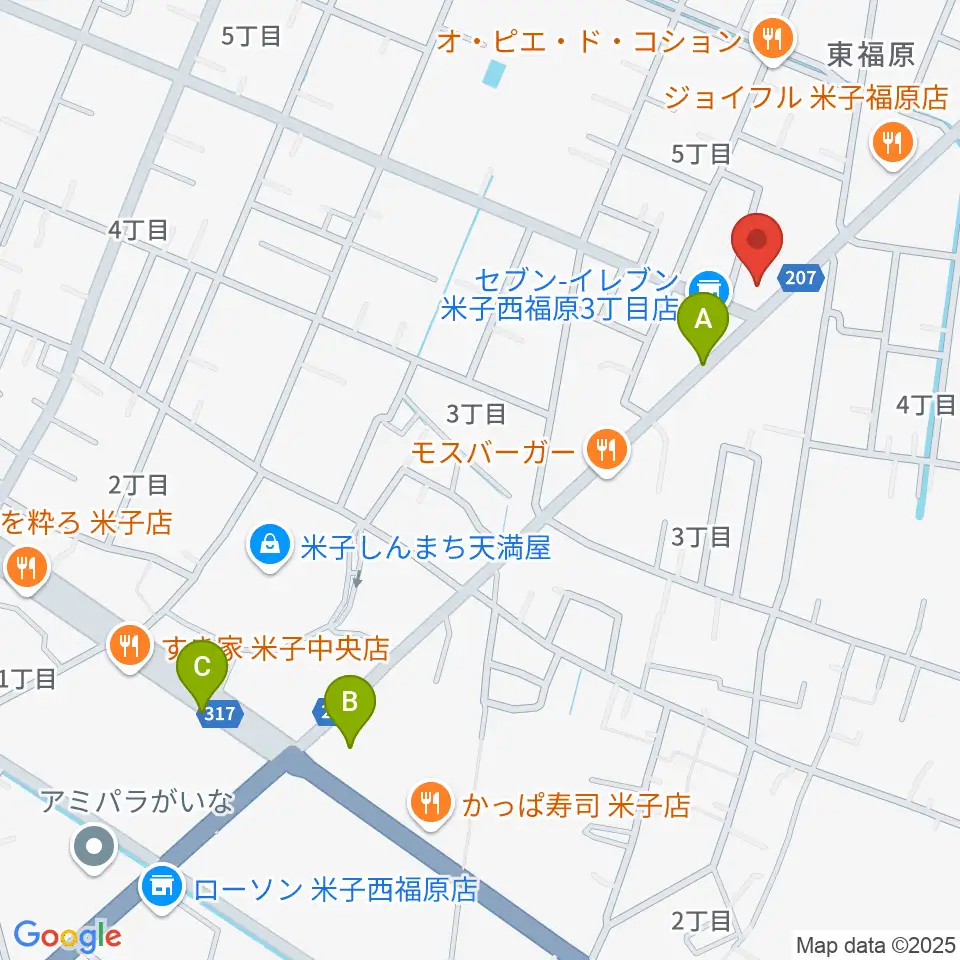 ヤマハパルス米子楽器 米子店周辺のホテル一覧地図