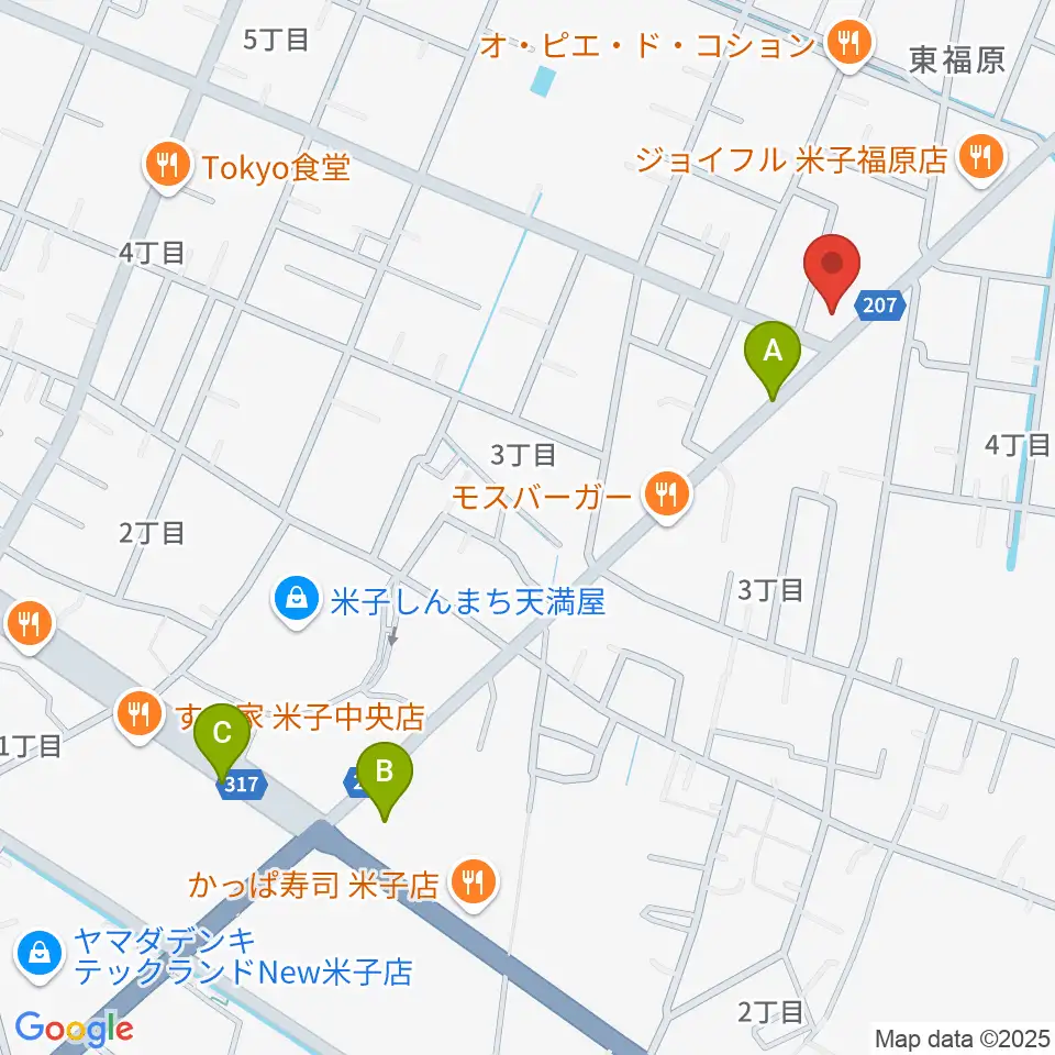 ヤマハパルス米子楽器 米子店周辺のホテル一覧地図