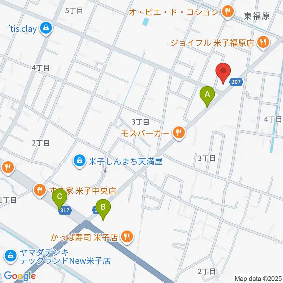 ヤマハパルス米子楽器 米子店周辺のホテル一覧地図