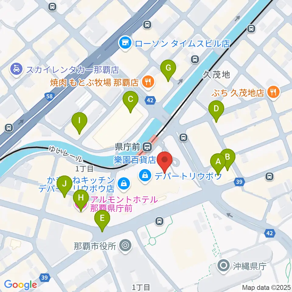 パレット市民劇場周辺のホテル一覧地図