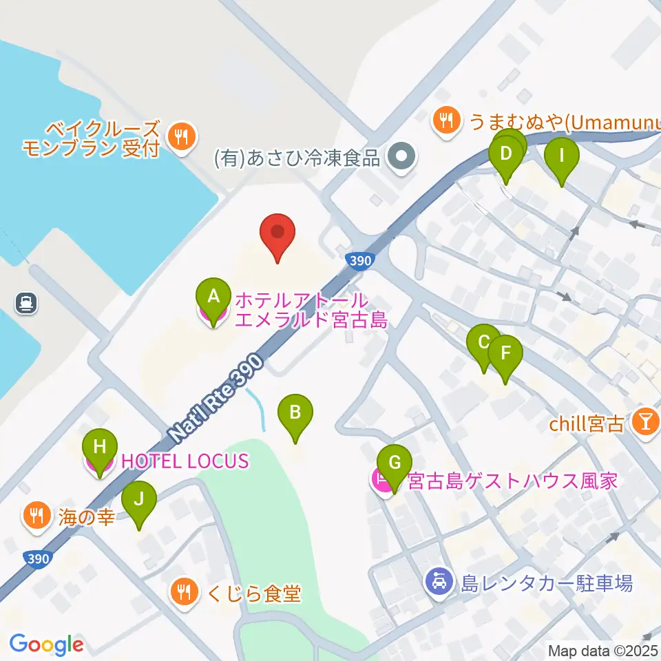 マティダ市民劇場周辺のホテル一覧地図