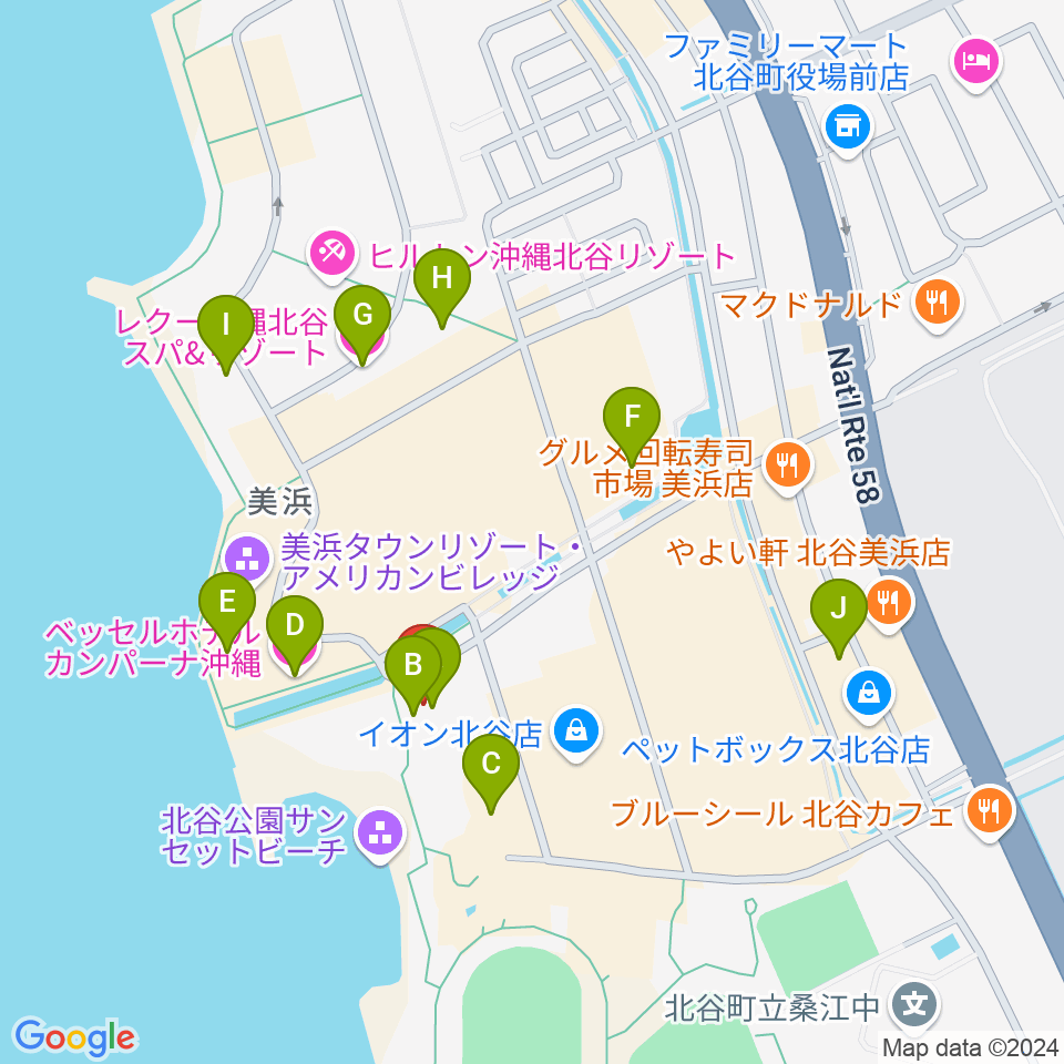 カラハーイ周辺のホテル一覧地図