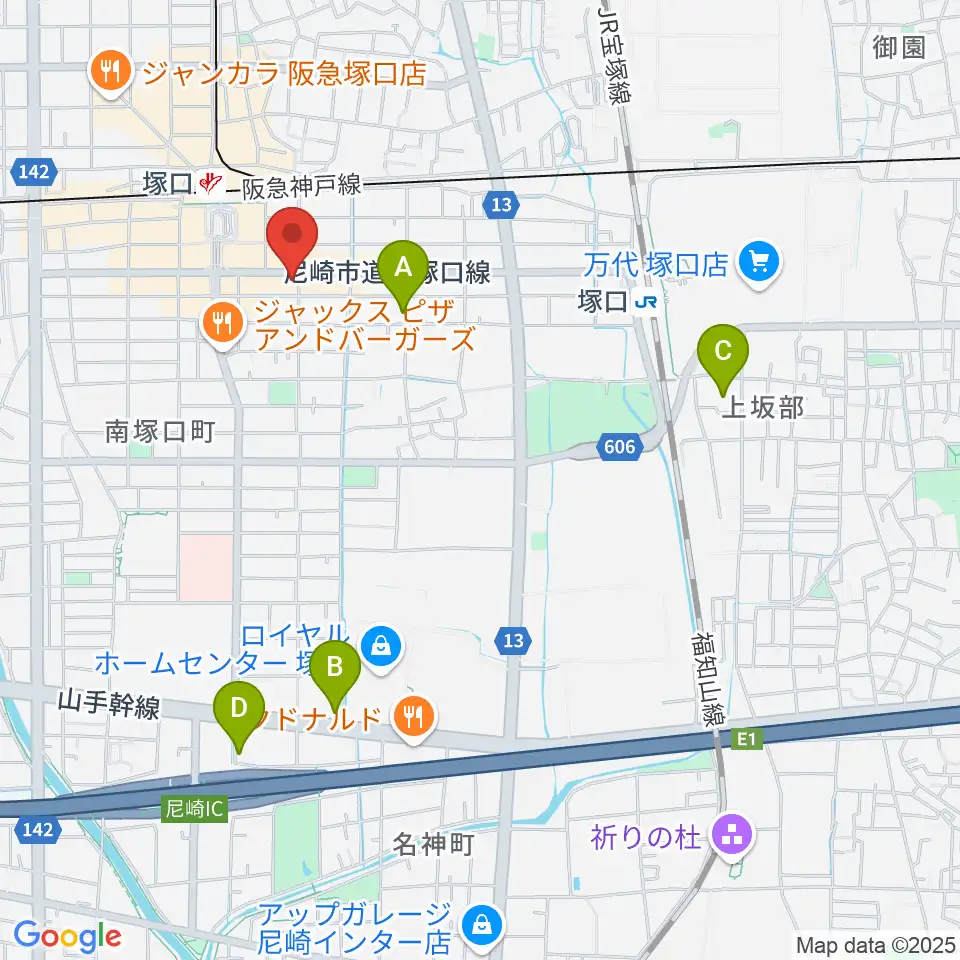 松田楽器ピアノギャラリー周辺のホテル一覧地図