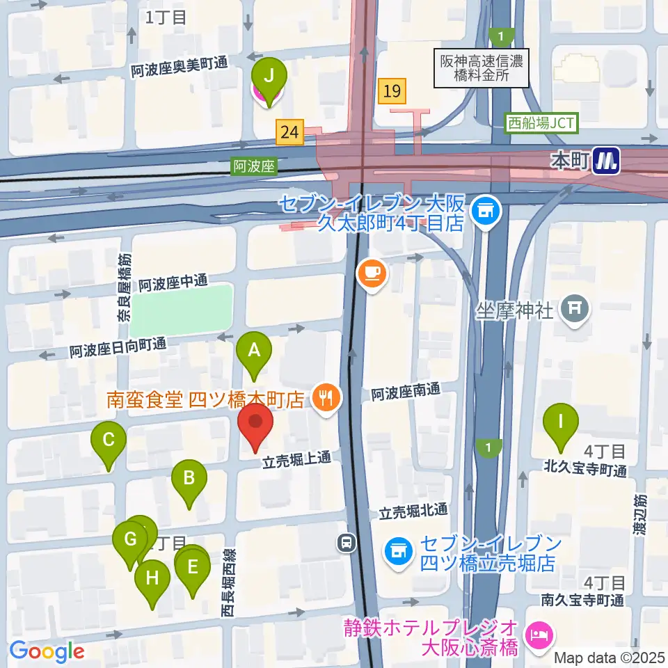 スマイルズミュージックサロン周辺のホテル一覧地図