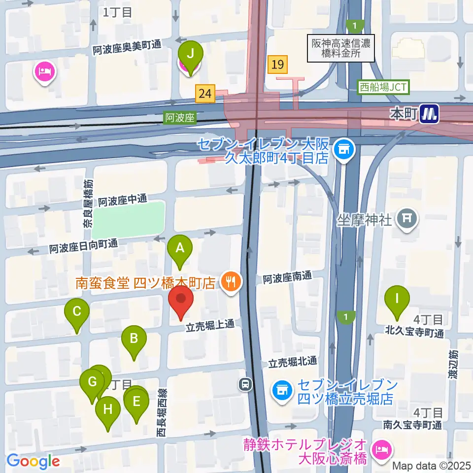スマイルズミュージックサロン周辺のホテル一覧地図
