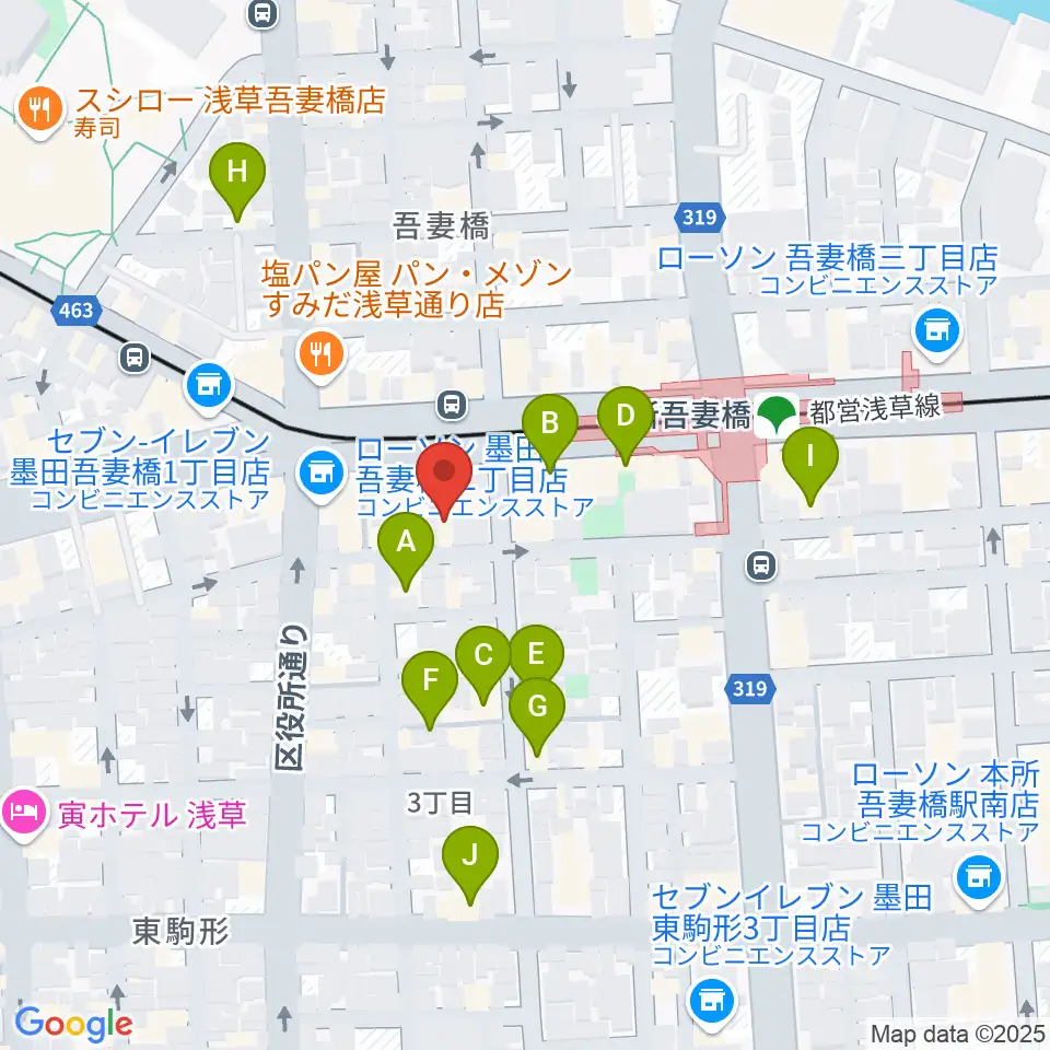 音楽の森アスパイア周辺のホテル一覧地図