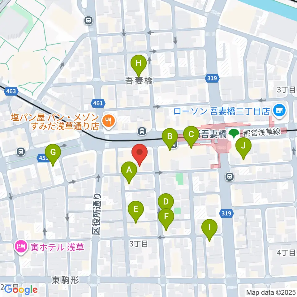 音楽の森アスパイア周辺のホテル一覧地図