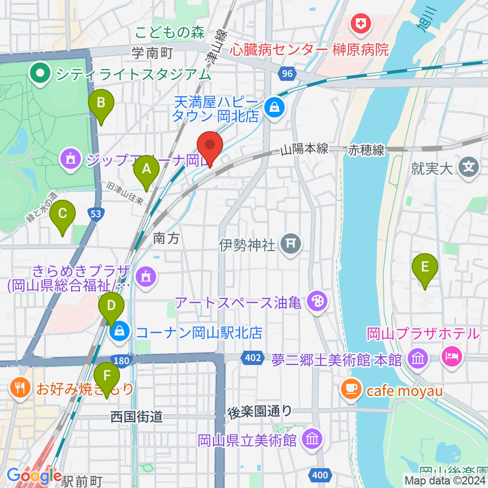 STUDIO S-FORCE周辺のホテル一覧地図