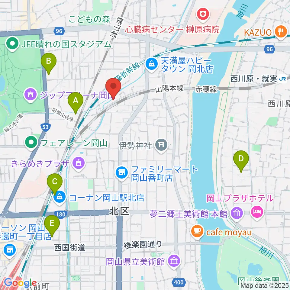 STUDIO S-FORCE周辺のホテル一覧地図