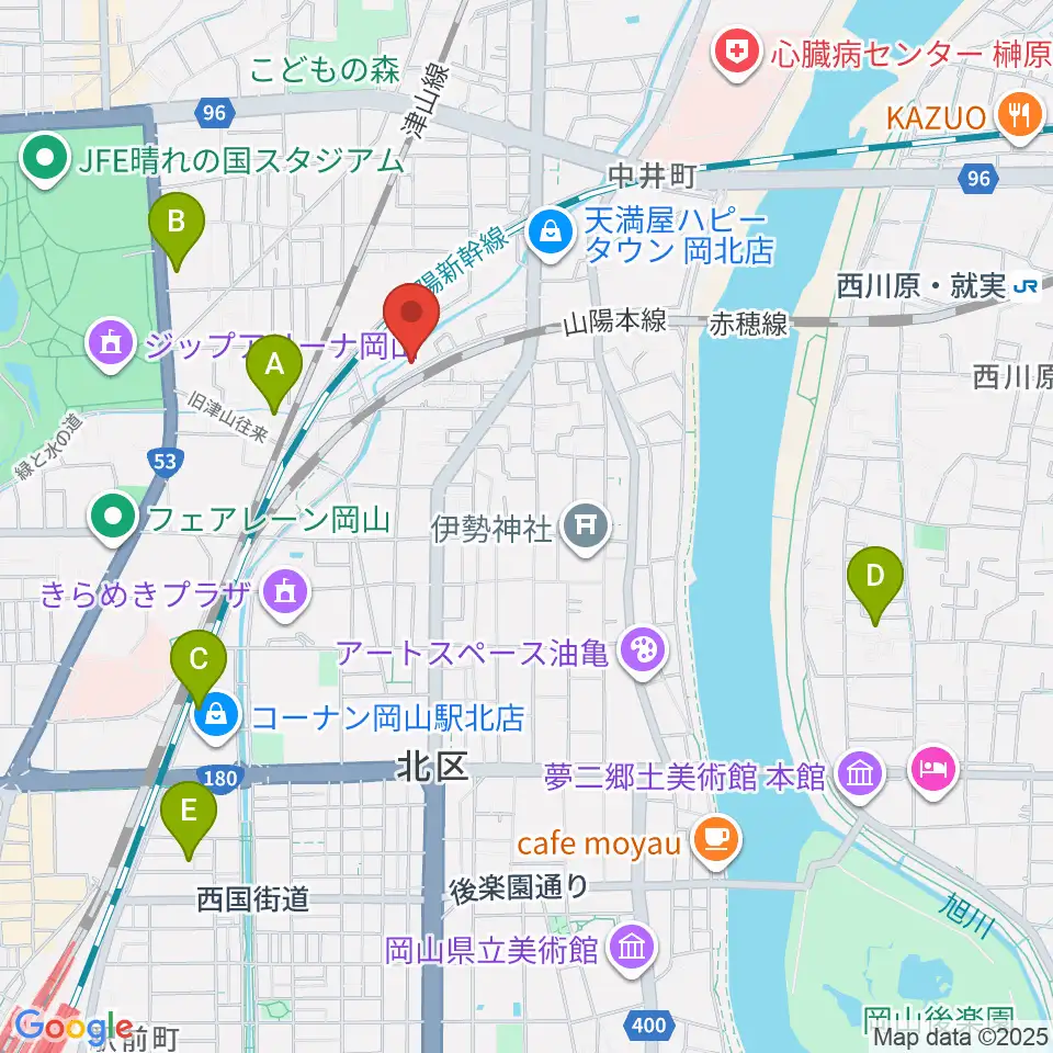 STUDIO S-FORCE周辺のホテル一覧地図