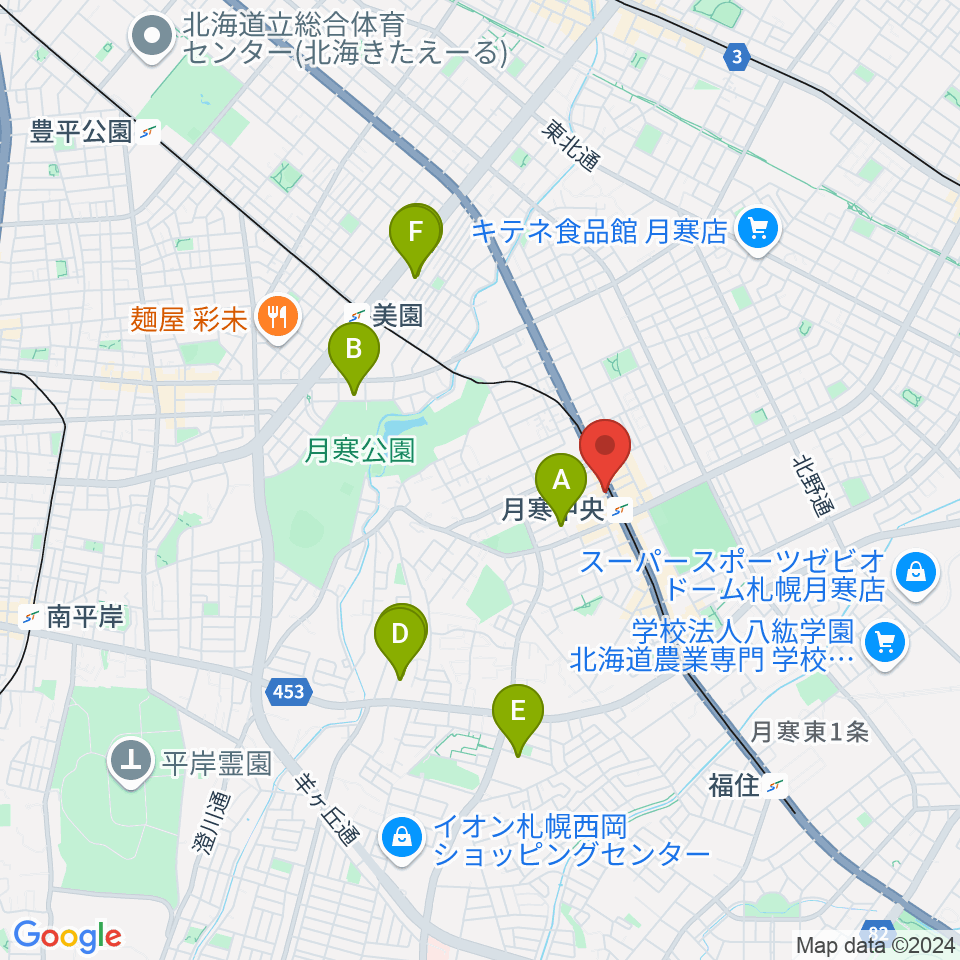 ミツノ楽器周辺のホテル一覧地図