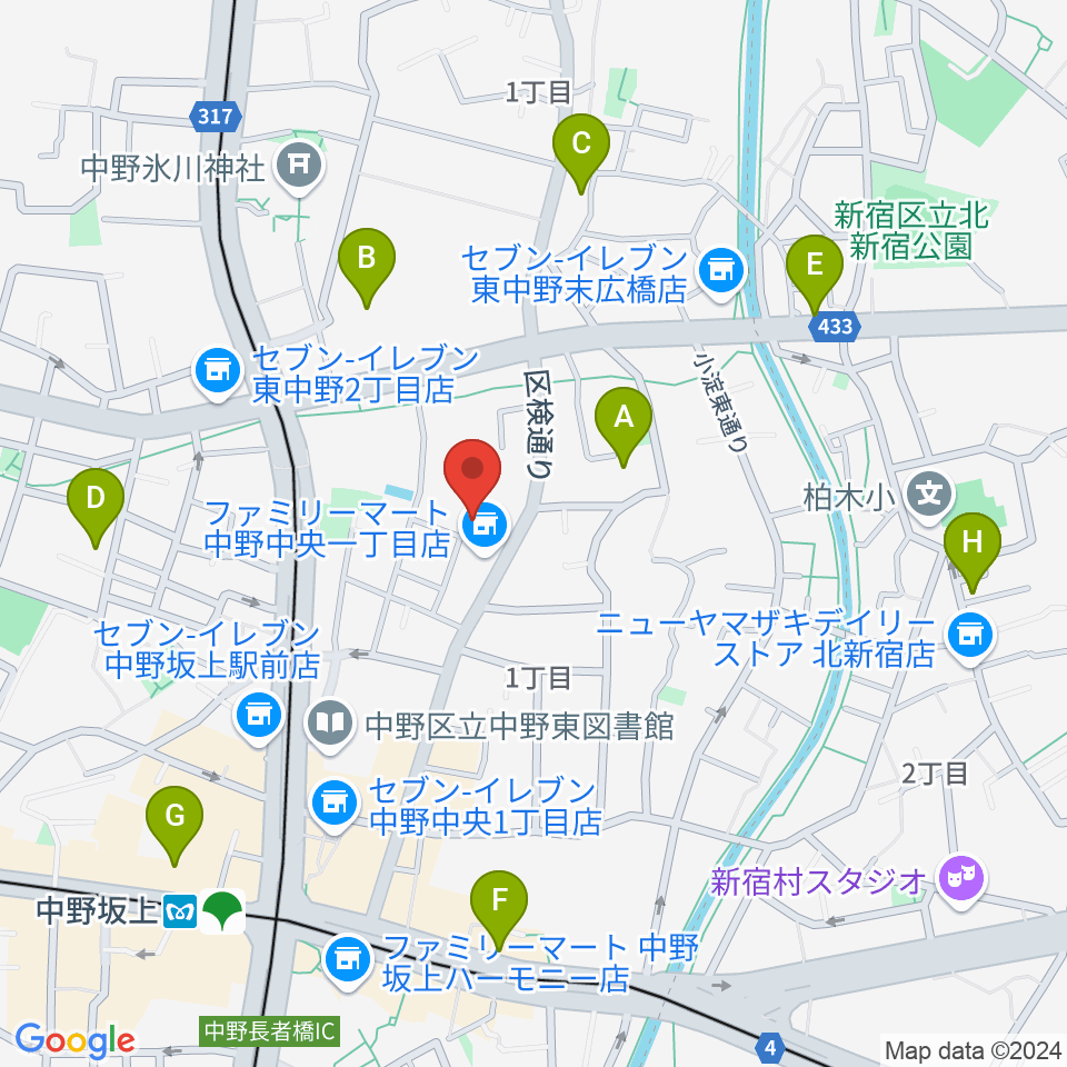 IPC VOICE STUDIO周辺のホテル一覧地図